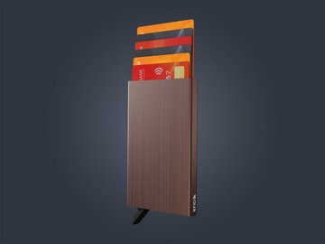 Porta carta di credito con blocco RFID